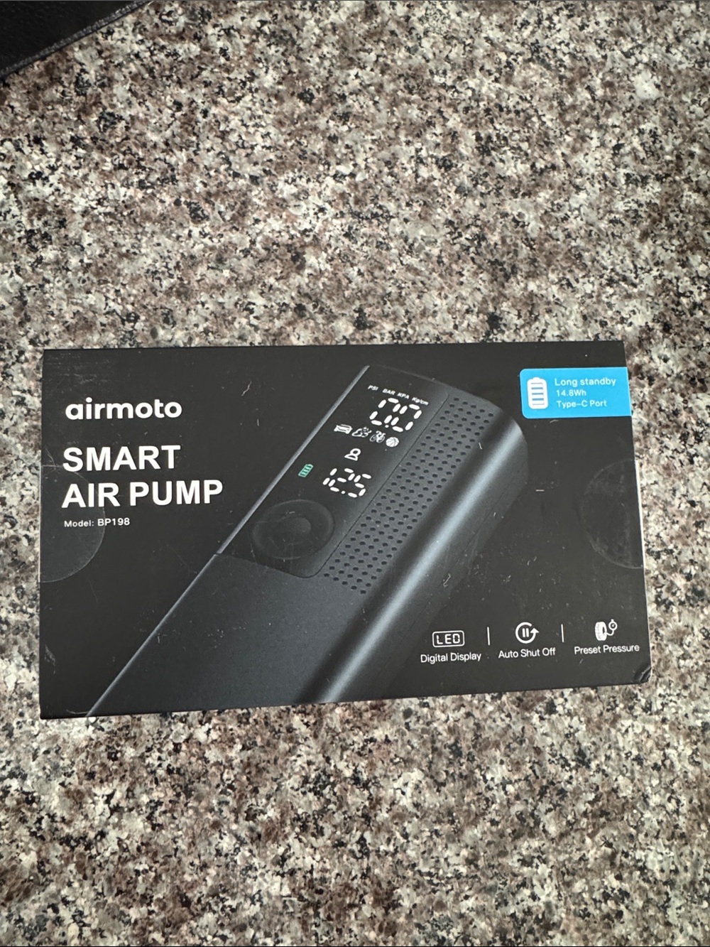 Airmoto Smart Air Pump - Black